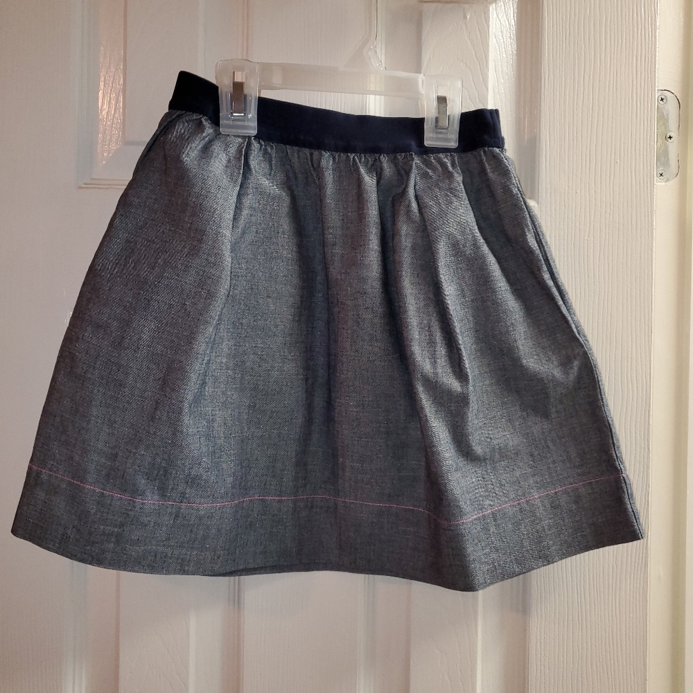 Crewcuts Chambray Skirt Size 8 J. Crew